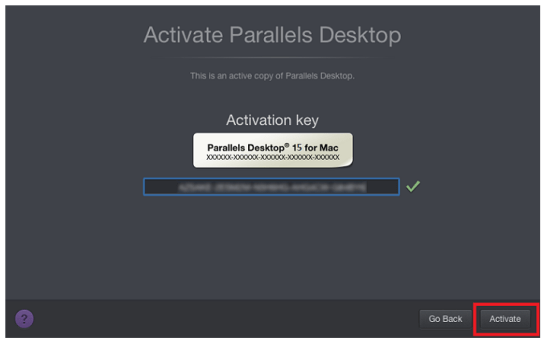 parallels activation key for mac
